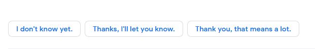 Gmail Smart Response