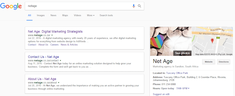 Test Layout With Knowledge Graph